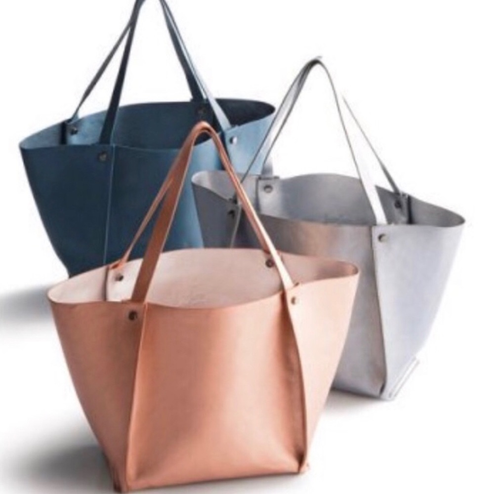 Neiman Marcus Faux Leather Tote Bag - New!